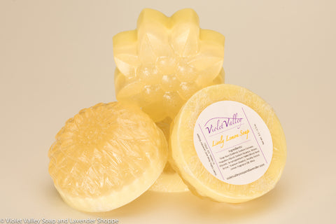 Lively Lemon Glycerin Soap | Violet Valley