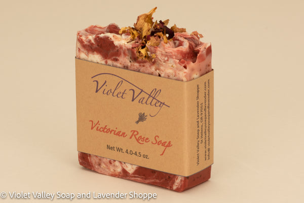 Victorian Rose Soap Bar | Violet Valley
