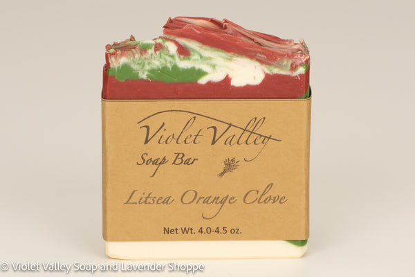 Litsea Orange Clove Soap Bar | Violet Valley