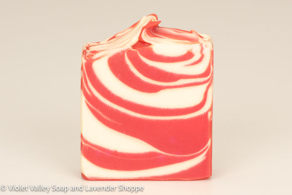 Peppermint Candy Soap Bar | Violet Valley
