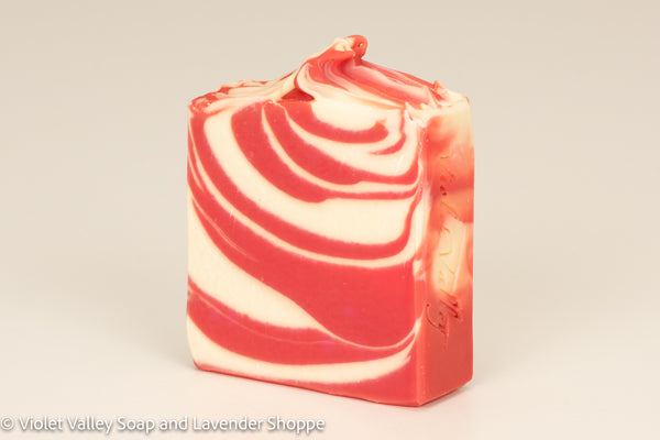 Peppermint Candy Soap Bar | Violet Valley