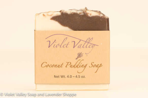 Coconut Pudding Soap Bar | Violet Valley