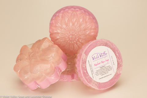 Radiant Rose Glycerin Soap | Violet Valley