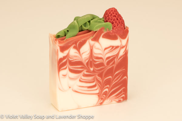 Strawberry Shortcake Soap Bar | Violet Valley