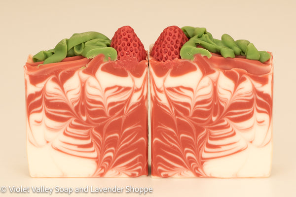 Strawberry Shortcake Soap Bar | Violet Valley